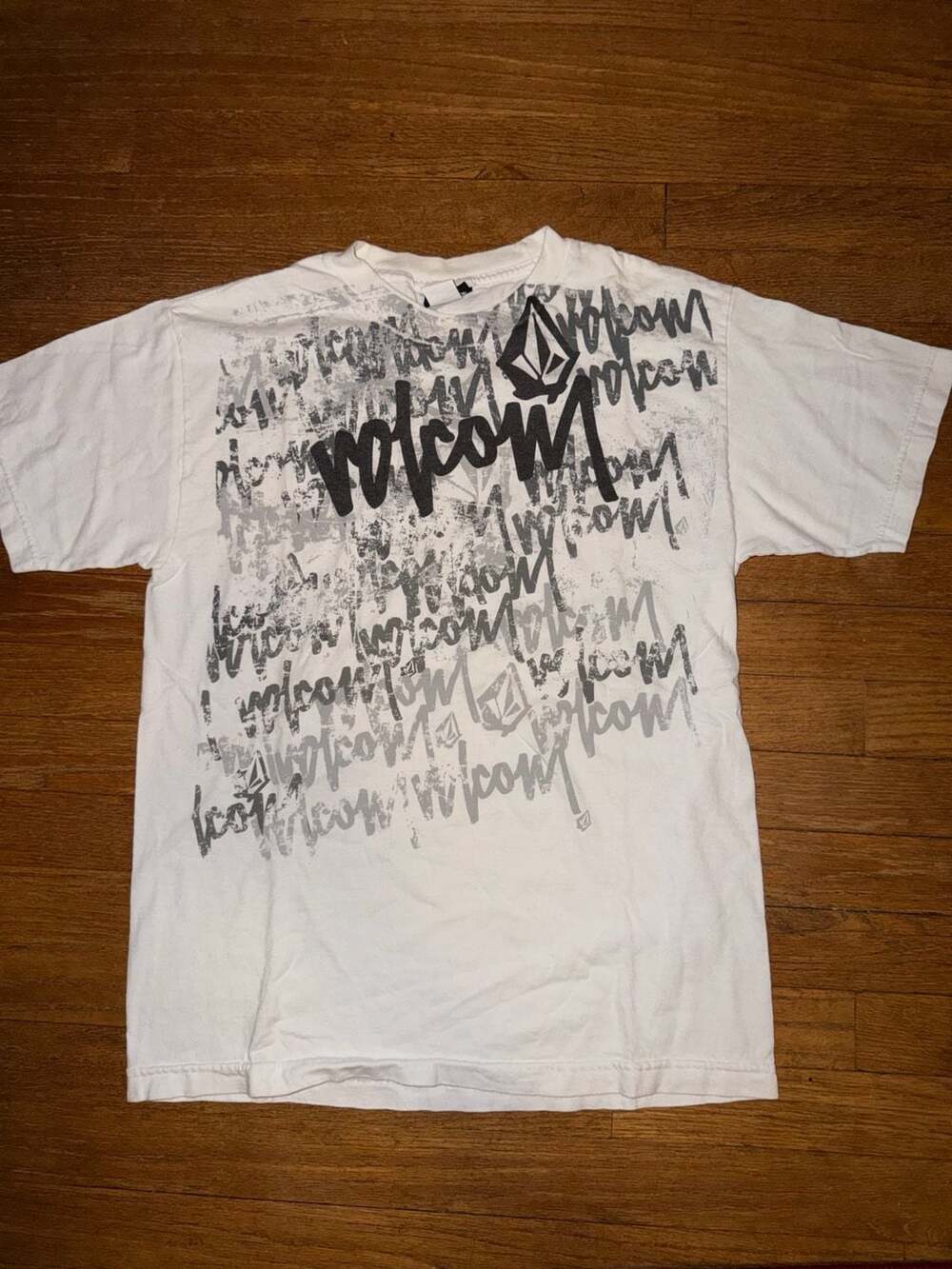 Volcom V.CO Logical Series Green Tee Shirt Medium [read]